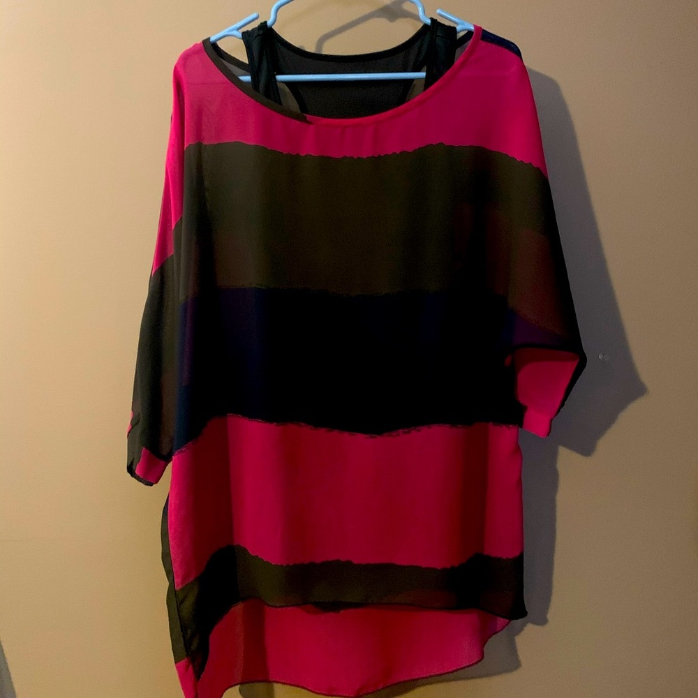 Sheer 2 Piece Top Set